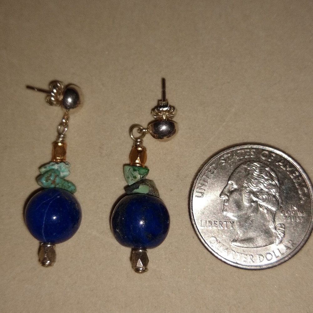 Lapis & Turqouise w/ GF posts